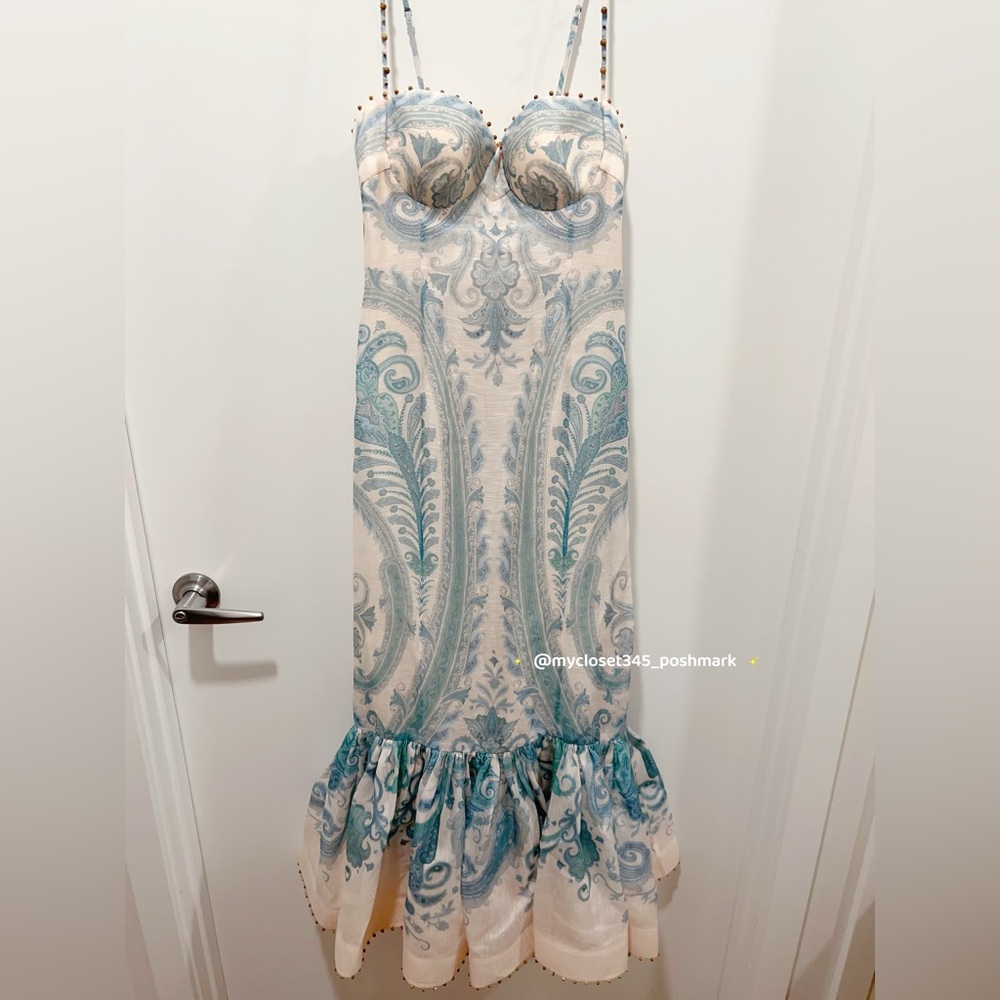 🔥RUNWAY NWT AU1 Zimmermann Illuminate Mermaid Gown - Picture 6 of 16